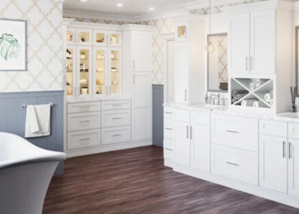 Shaker Elegant White Bath